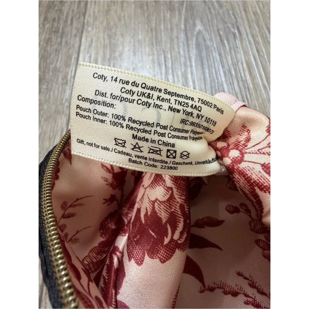 Gucci Black Cosmetic Bag